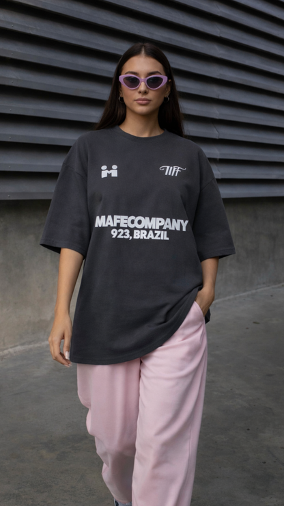 CAMISETA OVERSIZED CINZA ASFALTO EDITION SPORTCORE
