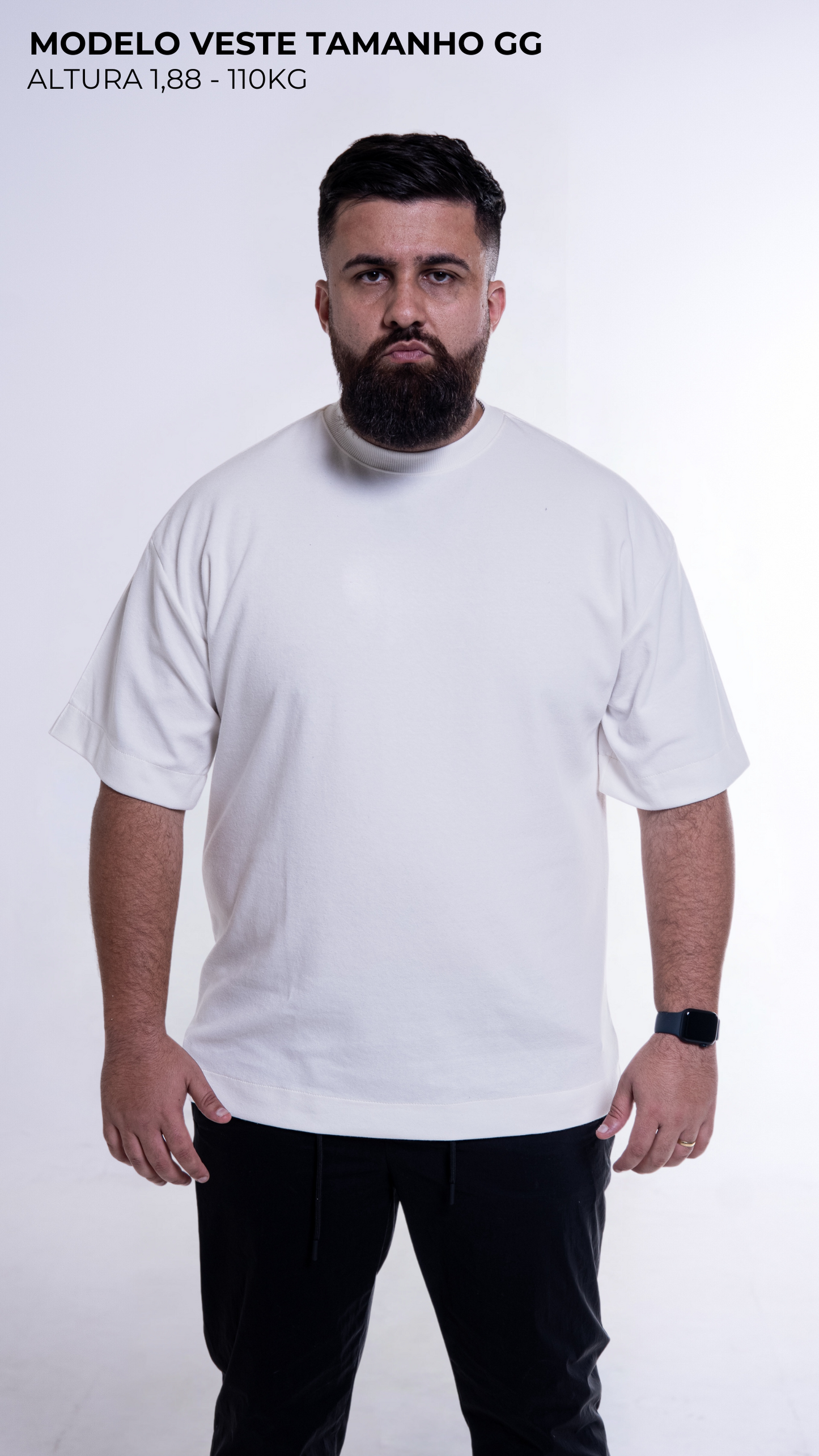 CAMISETA OVERSIZED OFF WHITE