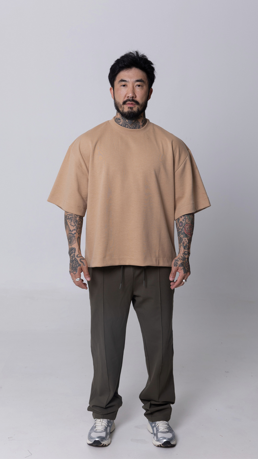 CAMISETA BOXY OVERSIZED MOCHA