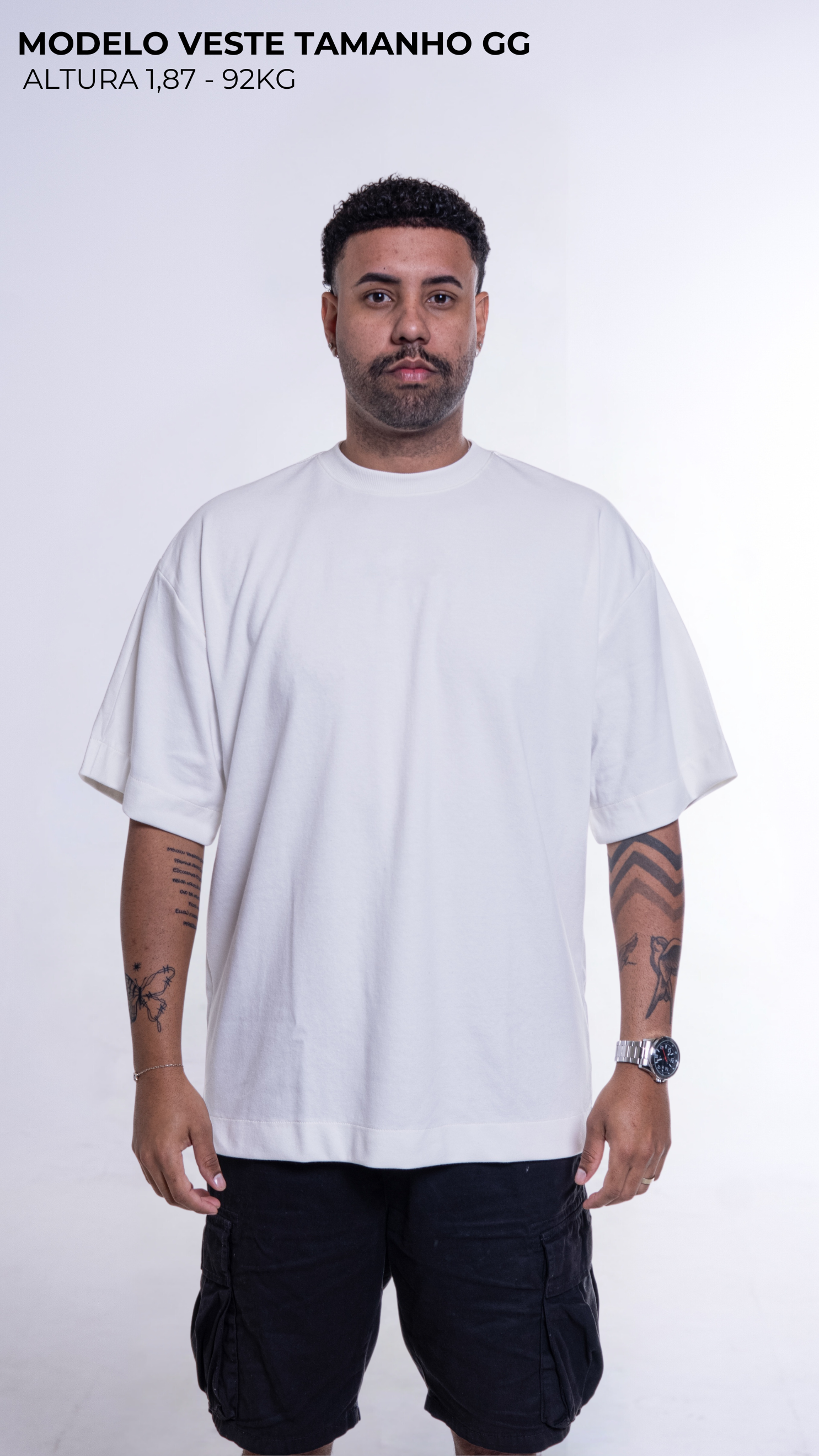 Camiseta Oversized Off White