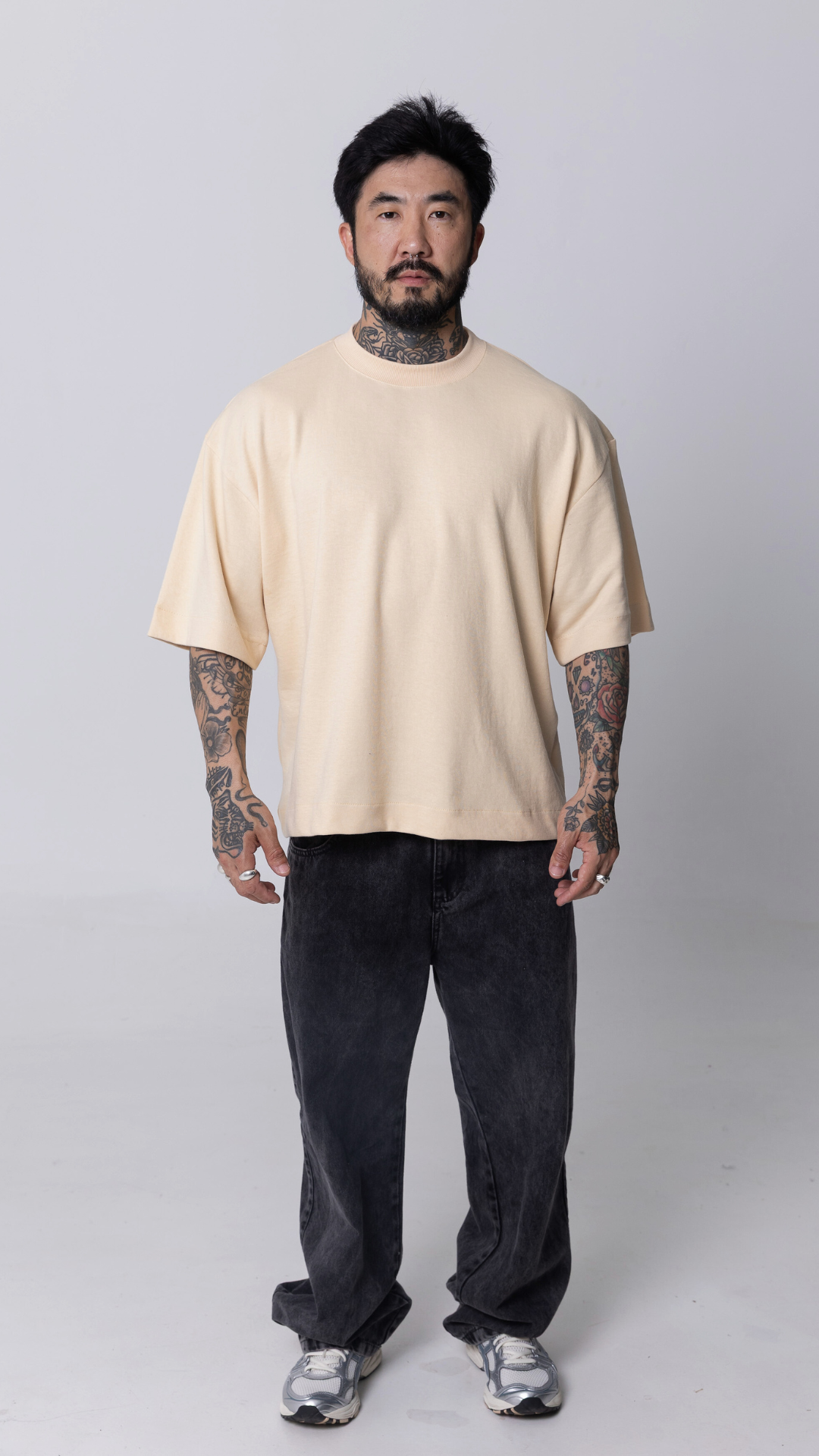 CAMISETA BOXY OVERSIZED VANILLA