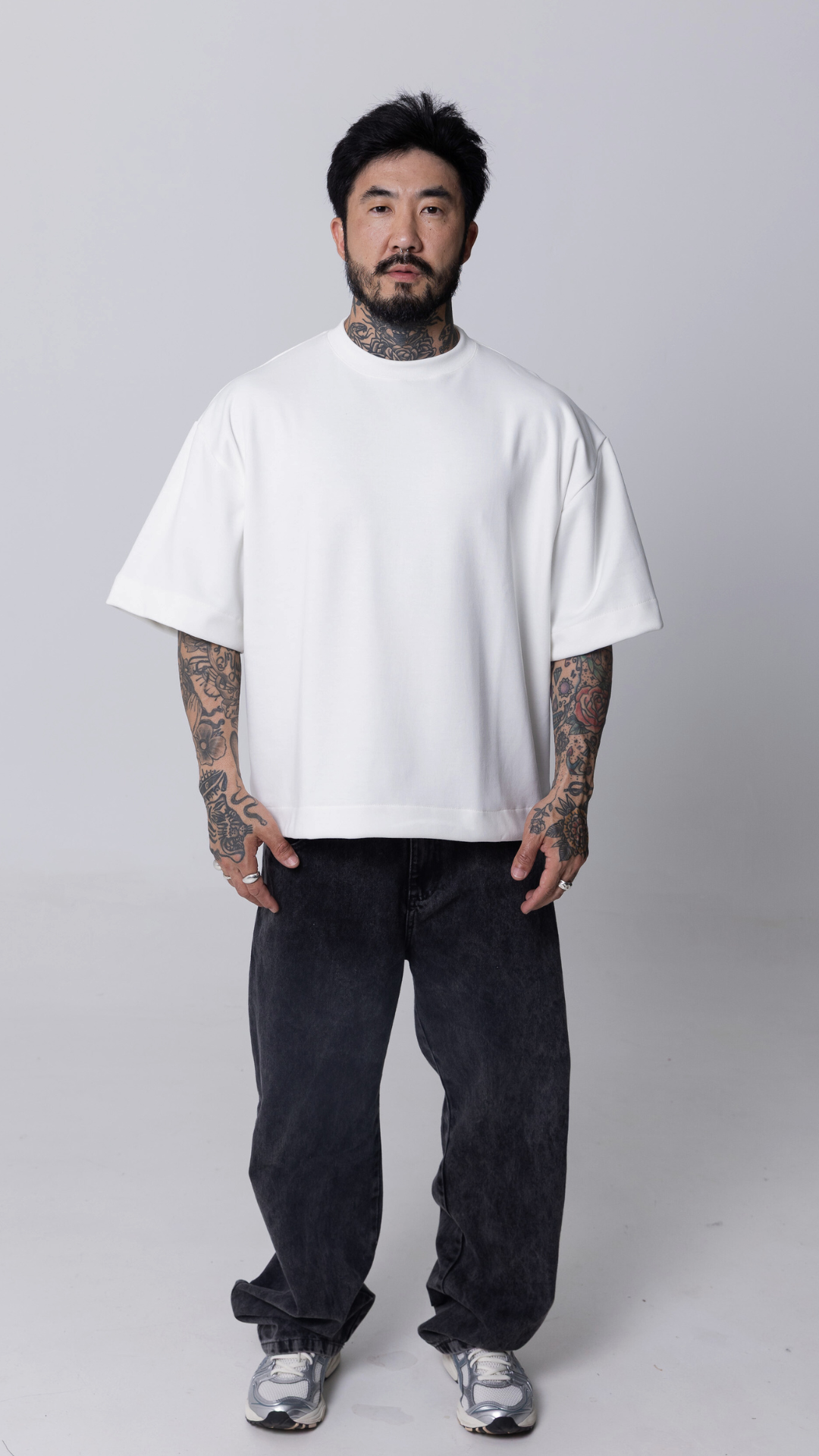 CAMISETA BOXY OVERSIZED OFF WHITE
