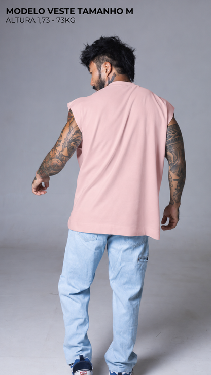 REGATA MACHÃO ROSA