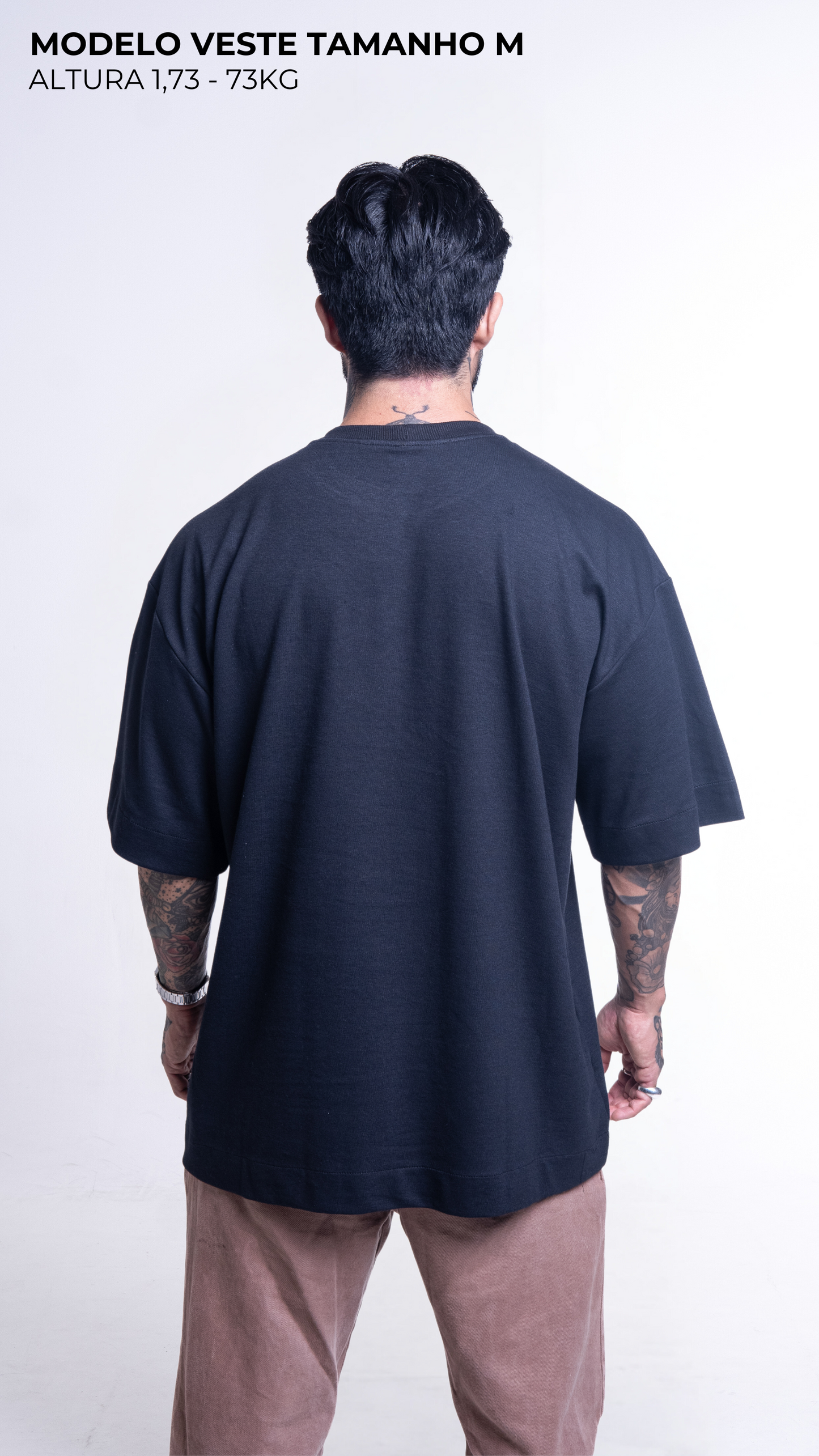 CAMISETA OVERSIZED PRETA