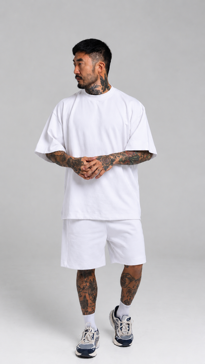CONJUNTO OVERSIZED OFF WHITE LISO