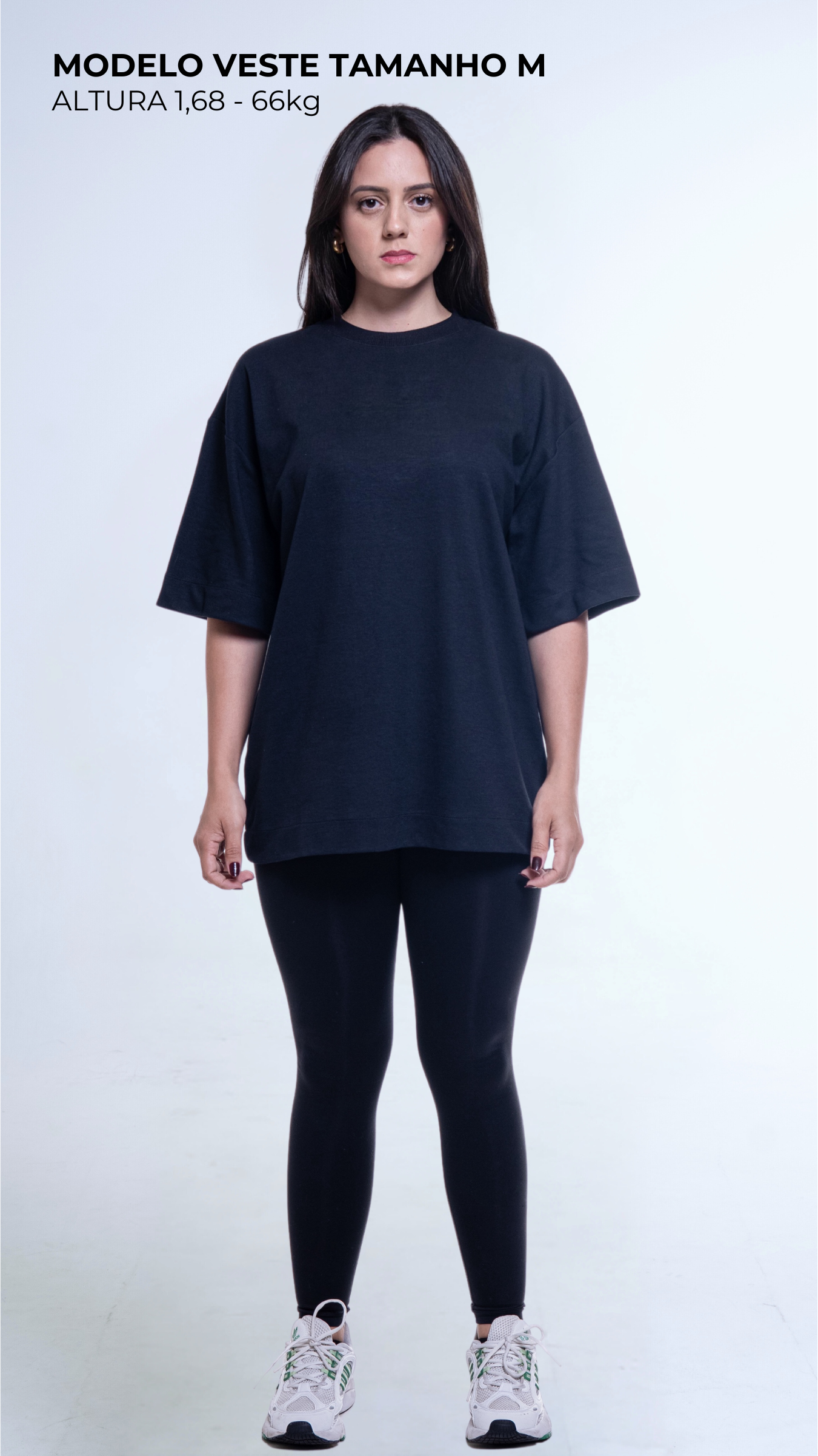 CAMISETA OVERSIZED PRETA