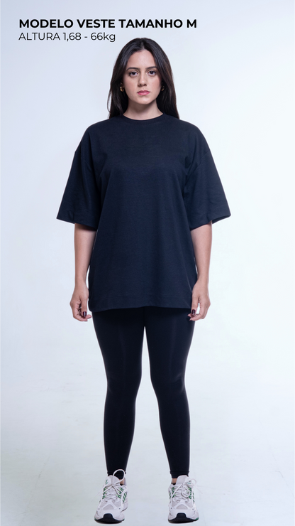 CAMISETA OVERSIZED PRETA