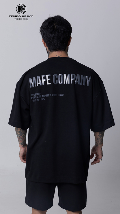 CAMISETA OVERSIZED HEAVY EDITION — PRETA LEGACY
